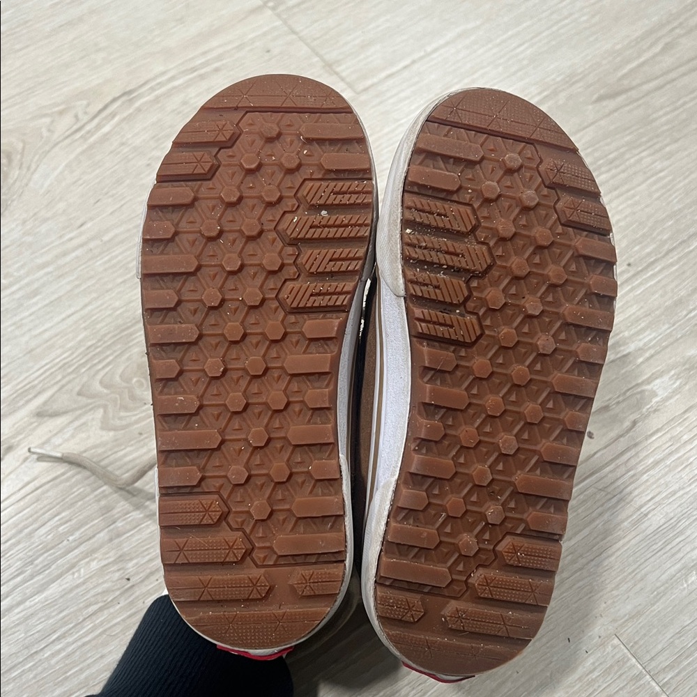 Vans Kids High-Top Sneakers - Tan and Black - Picture 3 of 6
